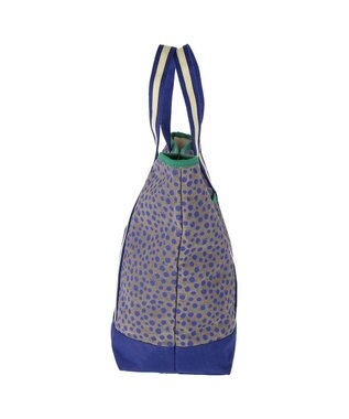 tsumori chisato CARRY コットンポルカドット トートバッグ ネイビー