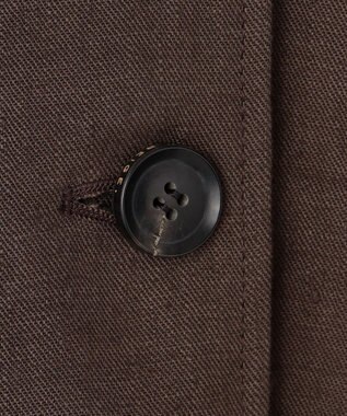 BEIGE， 【VERY 5月号掲載】CRINUM / オーバーサイズリネンジャケット Dark Brown