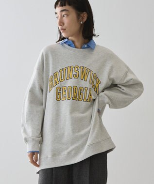 AMERICAN HOLIC ＢＲＵＮＳＷＩＣＫ　ＧＥＯＲＧＩＡ　ＢＩＧスウェット Oatmeal