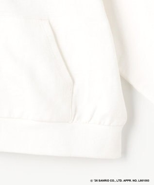 ANY KIDS 【シナモロール×ANY KIDS】なりきりパーカー オフホワイト