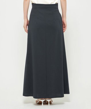 uncrave ダブルフェイスジャージー フレアスカート スレート