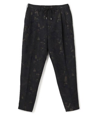 JOSEPH HOMME 【新柄】モロッカンジャガード ドロスト付ワイドテーパードパンツ/ ORIGIN CONVERTIBLE ブラック系5