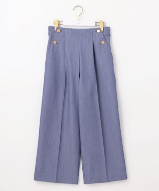 ANY SIS S 【低身長企画】セミワイドマリン パンツ シャンブレー