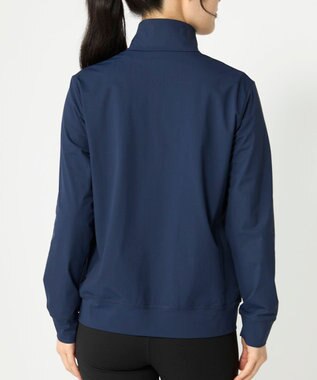 FILA GOLF／marie claire 【FILA GOLF】スタンドカラーフルジップブルゾン ネイビー