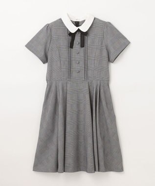 ANY KIDS 【WEB限定/any FAM JUNIOR】半袖 ワンピース グレンチェック