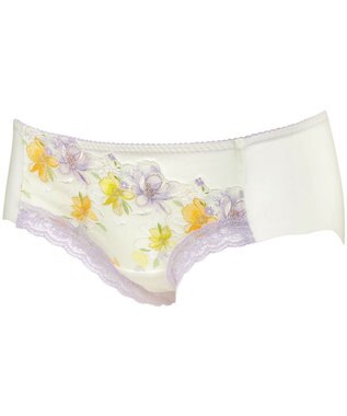 WACOAL ボーイレングス ショーツ 【ハグするブラ】 BRB498とペア はきこみ丈あさめ 全方向ストレッチ(バック) レディース PRA698 /ワコール クリーム