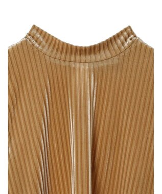 Green Parks ・ＳＵＧＡＲ　ＳＰＯＯＮ　ベロアストライプハイネック Beige