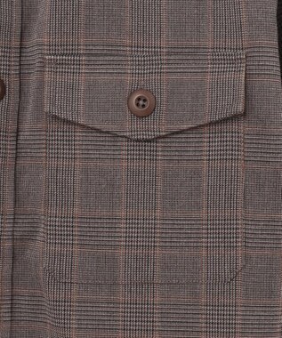 J.PRESS YORK STREET 【UNISEX】チェックCPOジャケット ブラウン系3