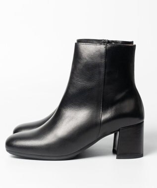 BONTRE 【BONTRE/ボントレ】スクエアショートブーツ ブラック