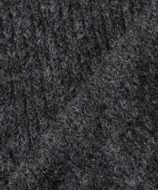 Feroux ニット×ティアードレース スカート グレー系