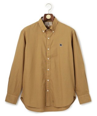 J.PRESS MEN このさりげなさが大人気【IVY COLLECTION】【UNISEX】バックブルチェックガーメントダイ シャツ / B.D. イエロー系3