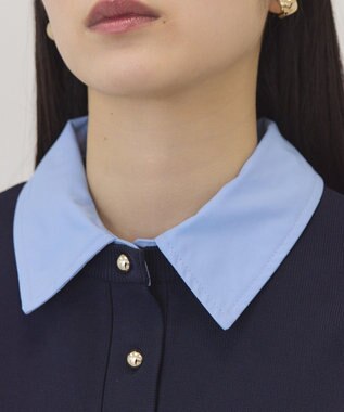 AMERICAN HOLIC 【2WAY】金ボタンカーディガン Navy