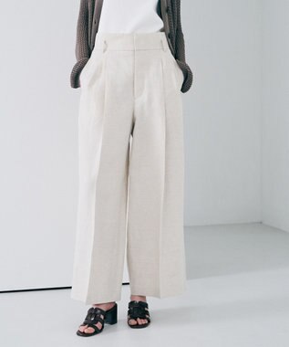 uncrave リヨセルライトリネン ワイドトラウザー