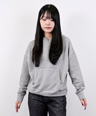 caqu ふわとろフーディー gray