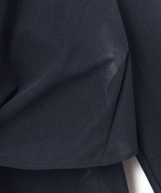 ICB 【洗える・接触冷感・UVケア】３WAYセットブラウス ネイビー系