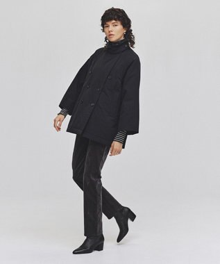 UNFILO ストレッチコーデュロイ スリムパンツ チャコール