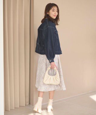 Feroux 【洗える】デニム ジャケット ネイビー系