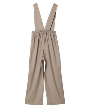 Green Parks ２ｗａｙデザインボタンサス付きパンツ Gray Beige