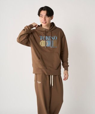 OP／FILA 【Kappa】ウェルネスクラブフーディー ブラウン