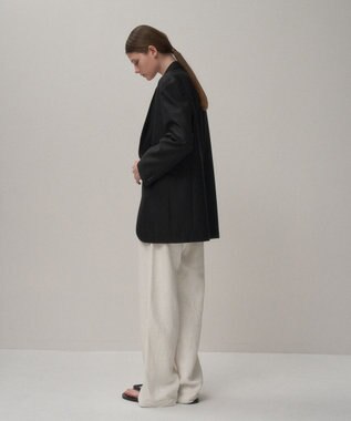 ATON LINEN TWILL | ベイカーパンツ WHITE