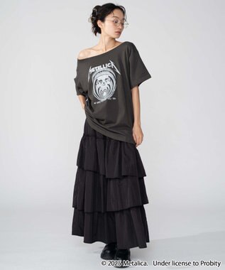 WEGO 別注MetallicaオフショルビッグT 柄3