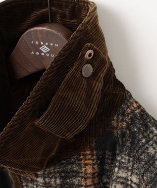 JOSEPH ABBOUD MOUNTAIN 【UNISEX】軽量/中綿 ダブルフェイスブルゾン 黄土色系4