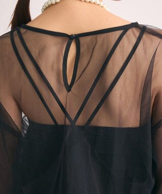 Green Parks ・Ｒａｉｌｍｅ　ＳＥＴ３点　チュールビスチェキャミワン Black