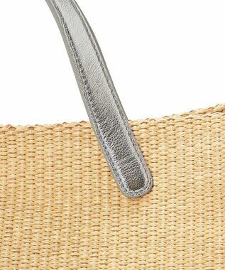 TOPKAPI 【Breath TOPKAPI】ワイド トート レザーハンドル カゴバッグ / ポーチ付き ベージュ