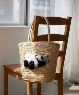 TOPKAPI 【TREASURE TOPKAPI】 アニマル カゴバッグ【ハシビロコウ/ パンダ/ カバ】 グリーン