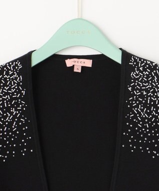TOCCA 【洗える】ICING SUGAR KNIT ボレロ ブラック系