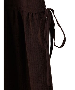 Green Parks ■ＥＳＣＡＲ　ドロストギャザーワンピース Black