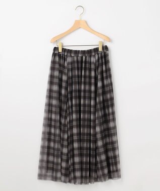 組曲 L 【先行予約】スポンディッシュニット ニットスカートセット チャコールグレー系