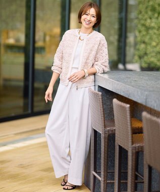 自由区 S 【SHIHOさん着用・機能性抜群・旬シルエット】ファンクショナルブロード カーブパンツ オフ