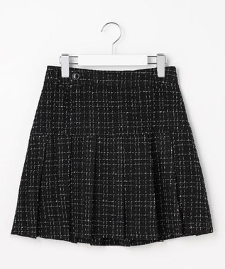 Feroux プリーツミニ スカート ブラック系1