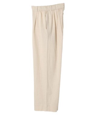 earth music&ecology 綿麻キャンブリッククロップドパンツ Beige