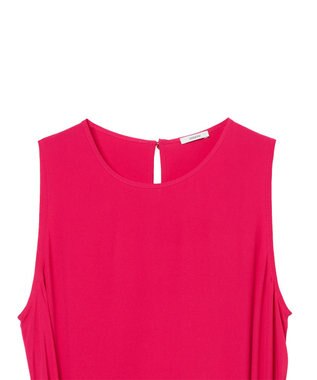 JOSEPH シルクブレンドクレープ　ドレス Fuchsia