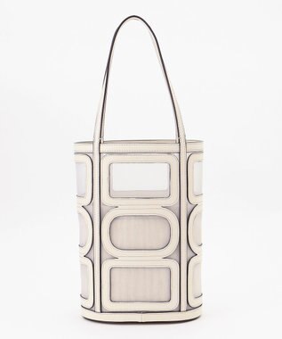23区 【STORY7月号掲載】ORSETTE チュール トートバッグ ホワイト系