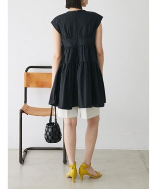 Green Parks コルセット風ミニワンピース Black