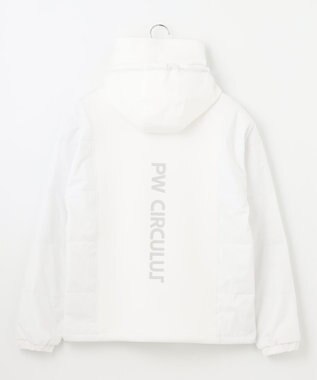 PW CIRCULUS 【MEN】中綿コンビデタッチャブルフーディ ホワイト系