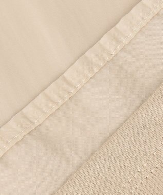 自由区 【セットアップ可/洗える】ブライトサテンライト ジャージーコンビ カットソー ベージュ系