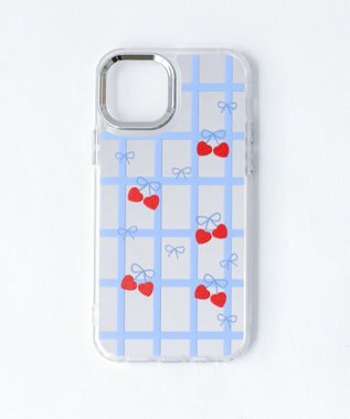WEGO ミラーチェリーチェックiphoneケース 柄1