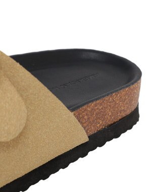 AMERICAN HOLIC フットベットダブルベルトサンダル Beige