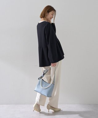 YECCA VECCA ブレードトリミングブラウス White