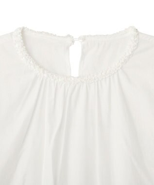 YECCA VECCA ブレードトリミングブラウス White