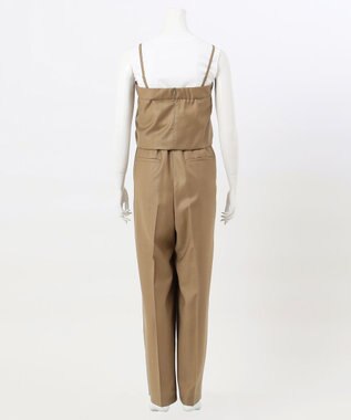 23区 【エステータ】ウールチンツ サロペット カーキ系