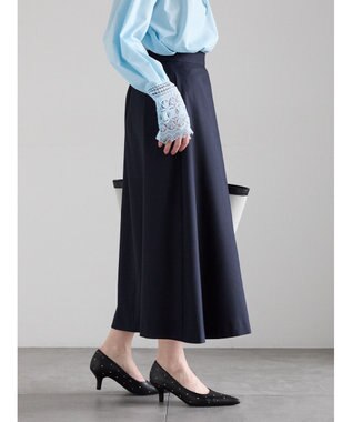 Te chichi アシメタックフレアスカート ネイビー