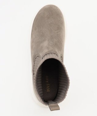 ANY リブインスニーカーブーツ グレー