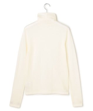 ICB 【先行予約・WEB限定】 コットンレーシージャガード ハイネックカットソー オフホワイト