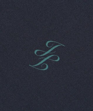 自由区 ロゴダイヤ スカーフ ネイビー×ミントグリーン