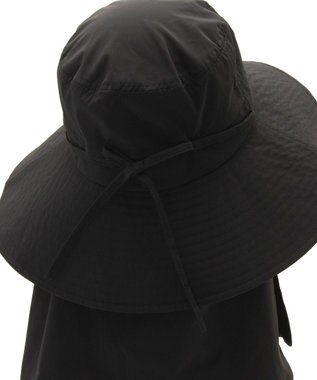 MOONBAT 【遮光100％/UVカット100％】フワクール (Fuwacool)  日差しを完全遮断サファリハット　遮光100　UV100 ブラック